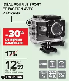 Écrans offre à 12,59€ sur Carrefour Contact
