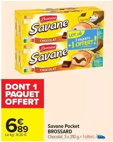Brossard - Savane Pocket offre à 6,89€ sur Carrefour Contact