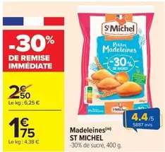 St michel - Madeleines offre à 1,75€ sur Carrefour Contact