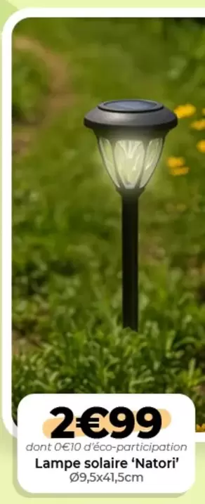 Lampe Solaire "notir" offre à 2,99€ sur L'incroyable