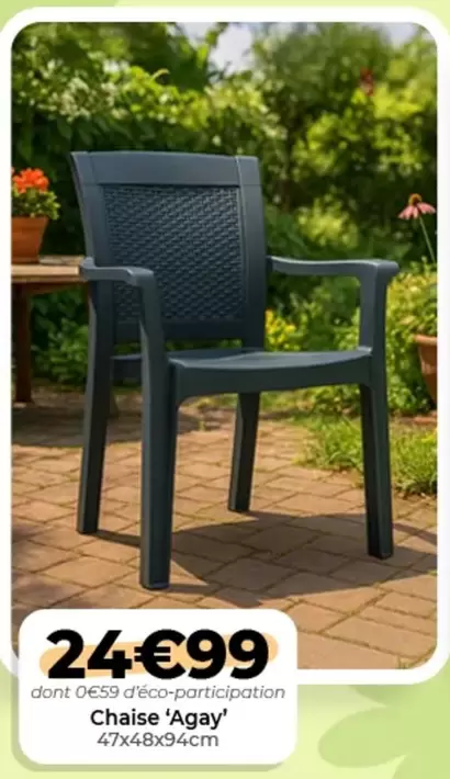 Chaise 'Agay' offre à 24,99€ sur L'incroyable