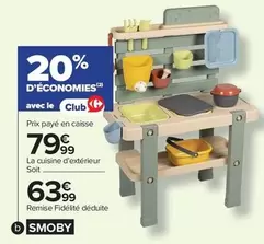Smoby - Cuisine D'extérieur offre à 79,99€ sur Carrefour City