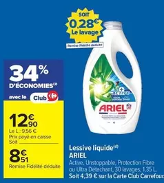 Ariel - Lessive Liquide offre à 8,51€ sur Carrefour City