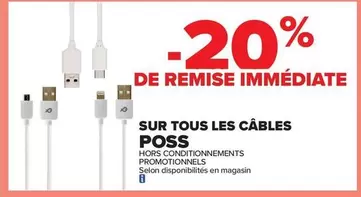 TOUS - Sur Tous Les Câbles offre sur Carrefour City