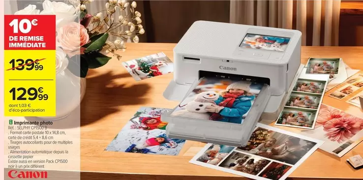 Canon - Imprimante Multifonction offre à 129,99€ sur Carrefour City