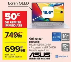 Asus - Ordinateur Portable offre à 699,99€ sur Carrefour City