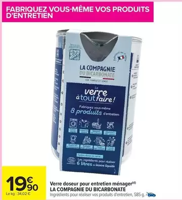 Verve - Verre Doseur Pour Entretien Ménager offre à 19,9€ sur Carrefour