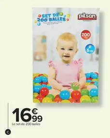 Set De 200 Balles offre à 16,99€ sur Carrefour Drive