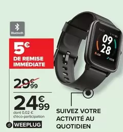 Suivez Votre Activité Au Quotidien offre à 24,99€ sur Carrefour Drive