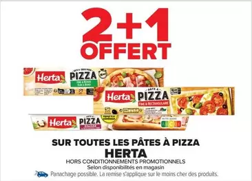 Herta - Sur Toutes Les Pates À Pizza offre sur Carrefour Drive