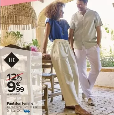 Tex - Pantalon Femme offre à 9,99€ sur Carrefour Drive