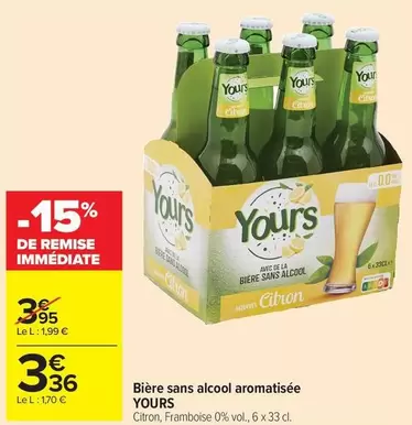 Bière Sans Alcool Aromatisée offre à 3,36€ sur Carrefour Drive