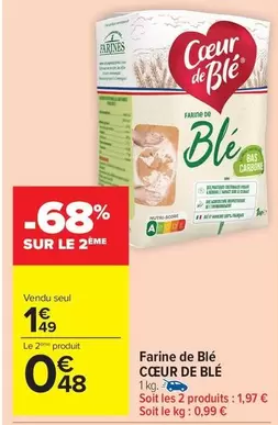 Farine De Blé offre à 1,49€ sur Carrefour Drive