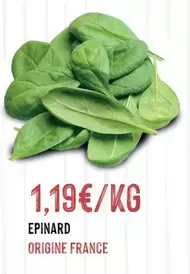 Epinard offre à 1,19€ sur Hmarket