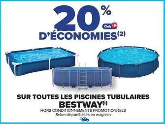 Sur Toutes Les Piscines Tubulaires offre sur Carrefour Express