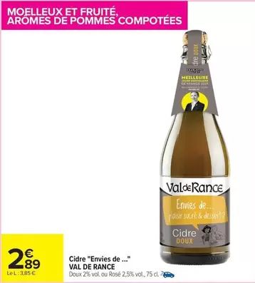 Val de Rance - Cidre "envies De... offre à 2,89€ sur Carrefour Express