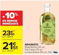 Mojito menthe 26% vol. offre à 21,51€ sur Carrefour Express