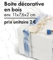 Boite Décorative En Bois offre à 2€ sur TEDi