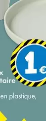 Assiette offre à 1€ sur TEDi