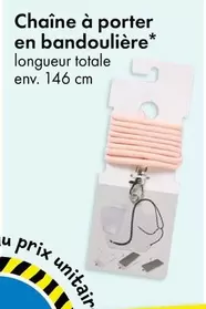 Chaîne À Porter En Bandoulière offre à 1€ sur TEDi