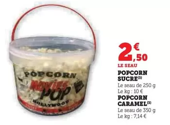 Popcorn Sucre offre à 2,5€ sur Super U