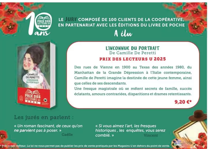 L'Inconnue Du Portrait  offre à 9,2€ sur Super U