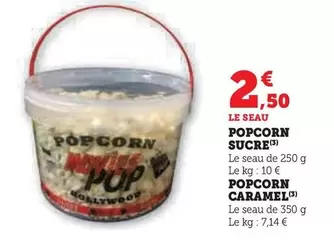 Popcorn Sucre offre à 2,5€ sur Super U