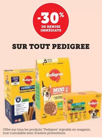 Pedigree  offre sur Super U