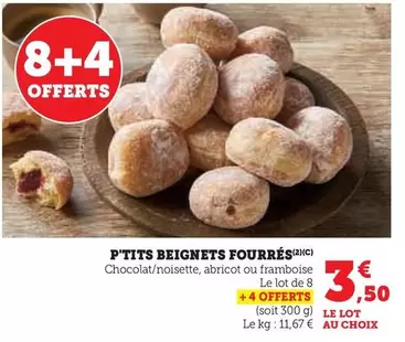 P'tits Beignets Fourrés offre à 3,5€ sur U Express