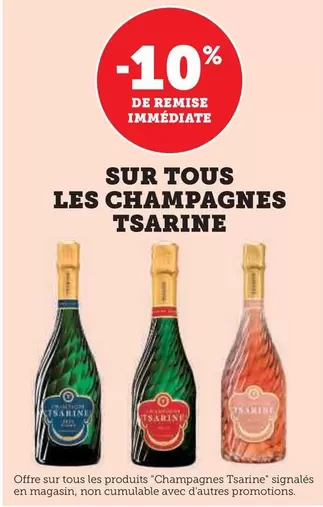 Tsarine - Sur Tous Champagnes  offre sur U Express