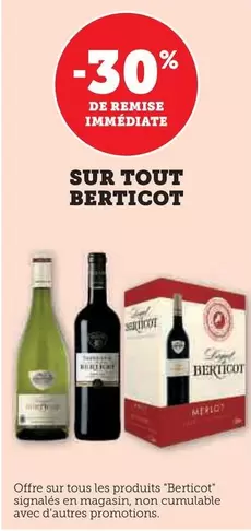 Berticot - Sur Tout  offre sur Super U