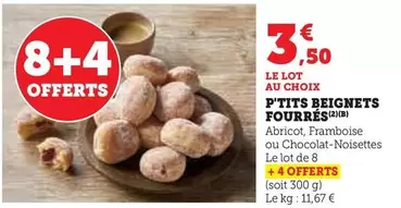 P'Tits Beignets Fourrés offre à 3,5€ sur U Express