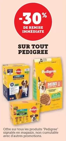 Pedigree - Sur Tout offre sur Super U