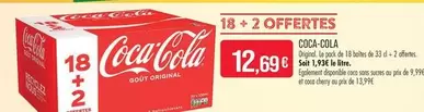 Coca - Coca-cola offre à 12,69€ sur Supermarché Match