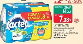 Lactel - Lait UHT offre à 9,86€ sur Supermarché Match