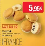 Beignets offre à 5,95€ sur Supermarché Match