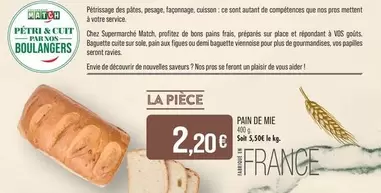 Envie - Pain De Mie offre à 2,2€ sur Supermarché Match