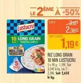 Lustucru - Riz Long Grain 10 Min offre à 1,19€ sur Supermarché Match