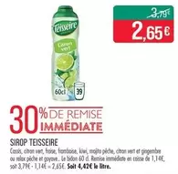 Teisseire - Sirop offre à 2,65€ sur Supermarché Match
