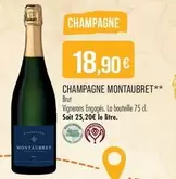 Montaubret - Champagne offre à 18,9€ sur Supermarché Match