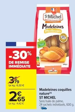 St michel - Madeleines Coquilles Nature offre à 2,65€ sur Carrefour Market