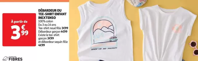 Inextenso - Débardeur Ou Tee-Shirt Infant offre à 3,99€ sur Auchan Hypermarché