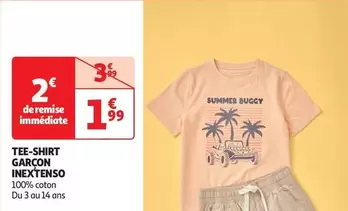 Inextenso - Tee-Shirt Garçon offre à 1,99€ sur Auchan Hypermarché