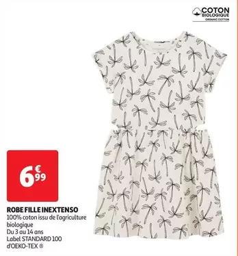 Inextenso - Robe Fille offre à 6,99€ sur Auchan Hypermarché