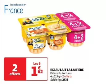 La Laitière - Riz Au Lait offre à 1,62€ sur Auchan Hypermarché