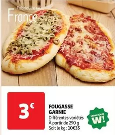 Fougasse Garnie offre à 3€ sur Auchan Hypermarché