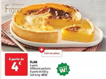 Flan offre à 4€ sur Auchan Hypermarché