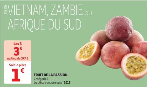Fruit De La Passion offre à 1,15€ sur Auchan Hypermarché