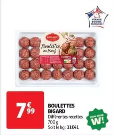 Bigard - Boulettes offre à 7,99€ sur Auchan Hypermarché
