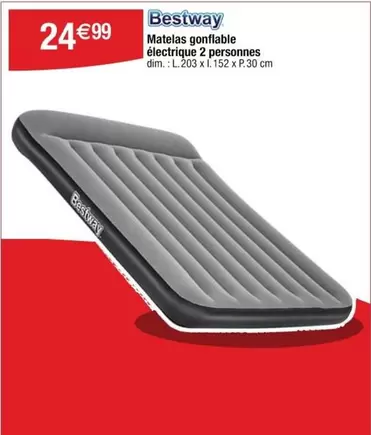 Bestway - Matelas Gonflable Électrique 2 Personnes offre à 24,99€ sur Cora